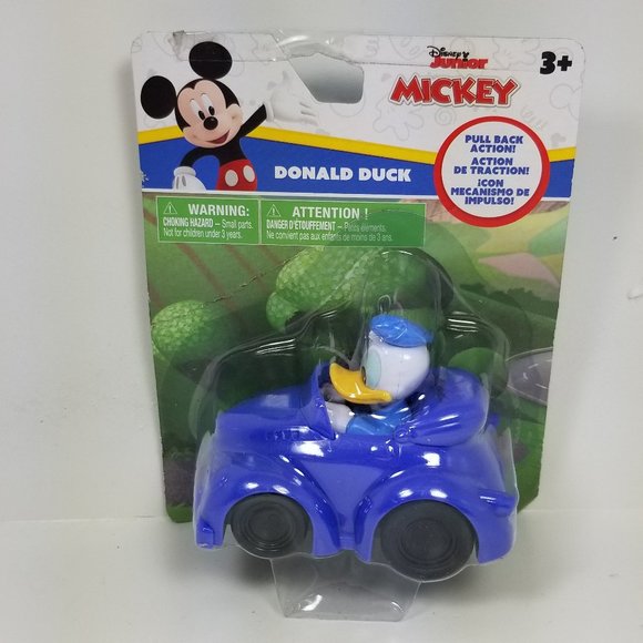 Donald Duck Pull Back Action Car and great cake topper funhouse 3+ years - Picture 2 of 9